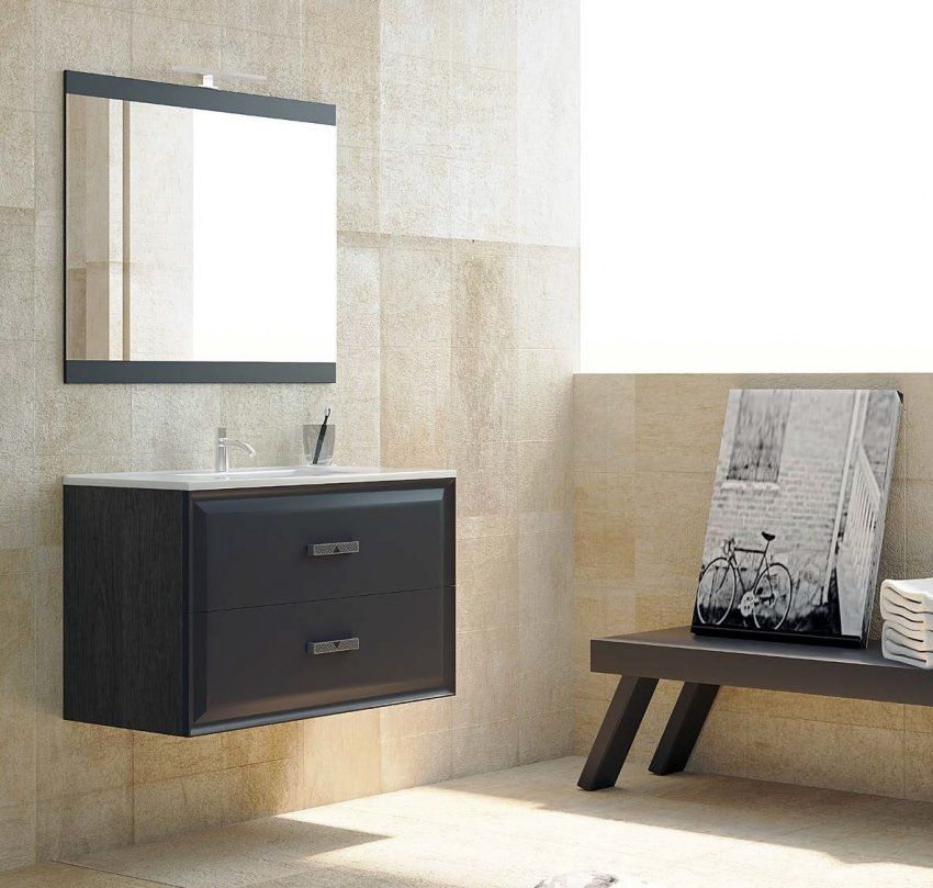 Mueble ALDA 100 Azabache / Negro