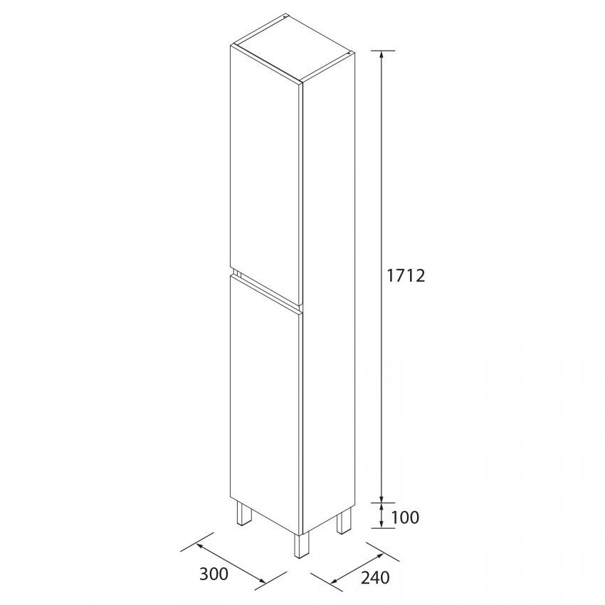 Columna infinity 181x30x24