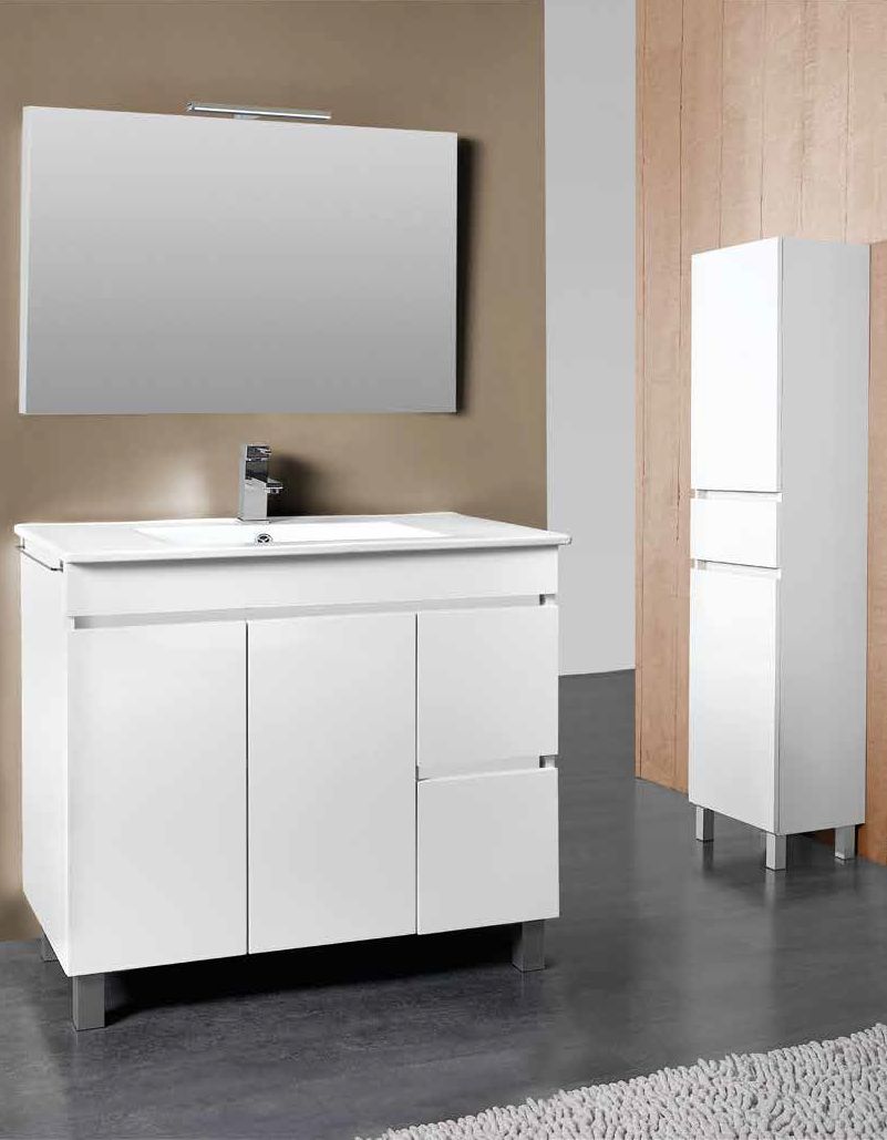 Mueble VALLE 100 Blanco brillo