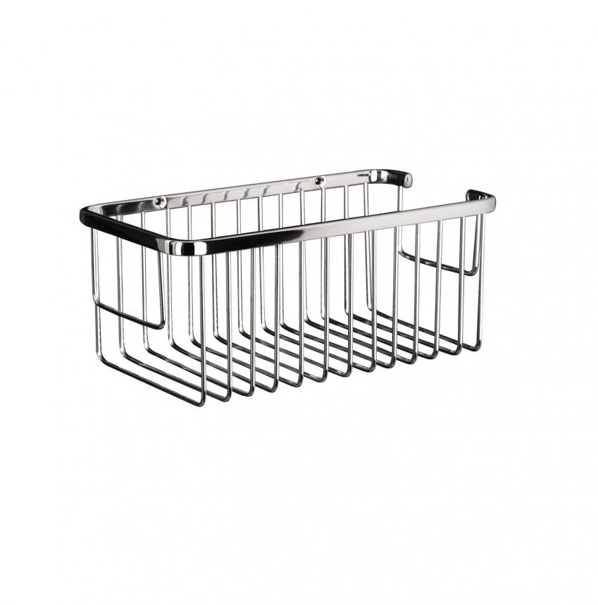 Cesta rectangular 24 cm acero inox