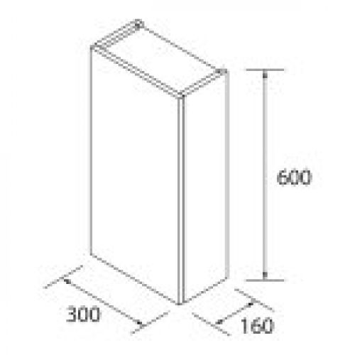 Colgar infinity 60x30x16