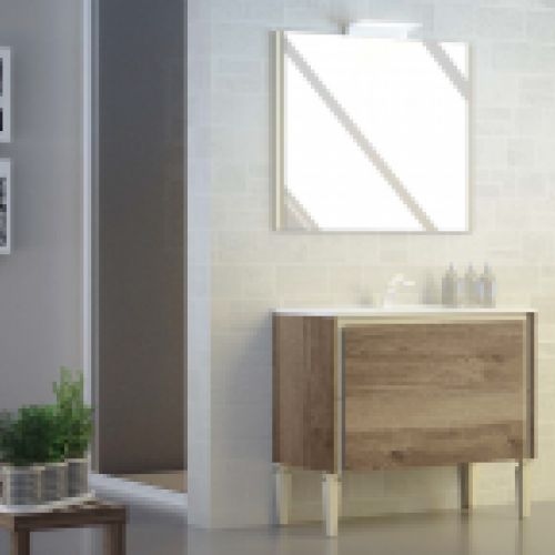 Mueble TANIT 100 Tinte nuez / Panna