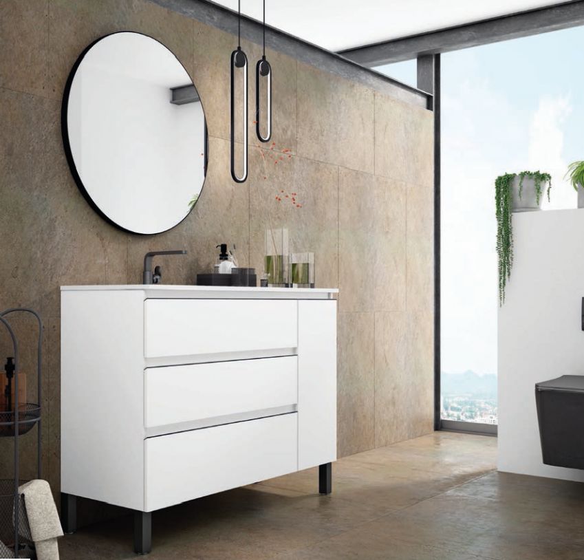 Mueble LIAM 120 Blanco Mate