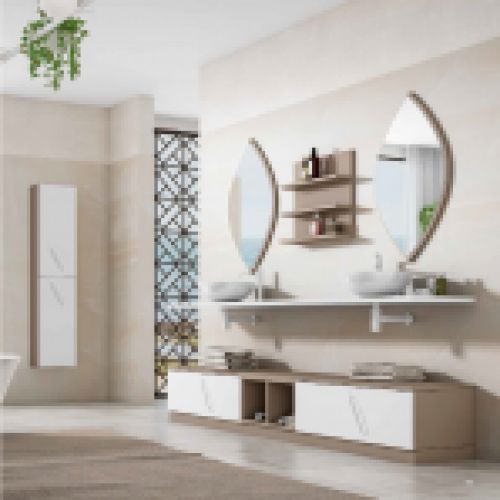 Mueble NATURE MODULAR 260 Capuccino / Blanco