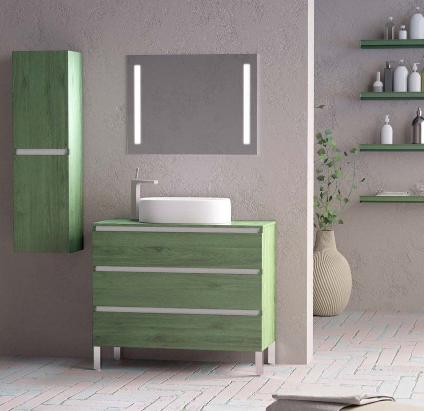 Mueble KLOE 90 Chapa tinte Verde