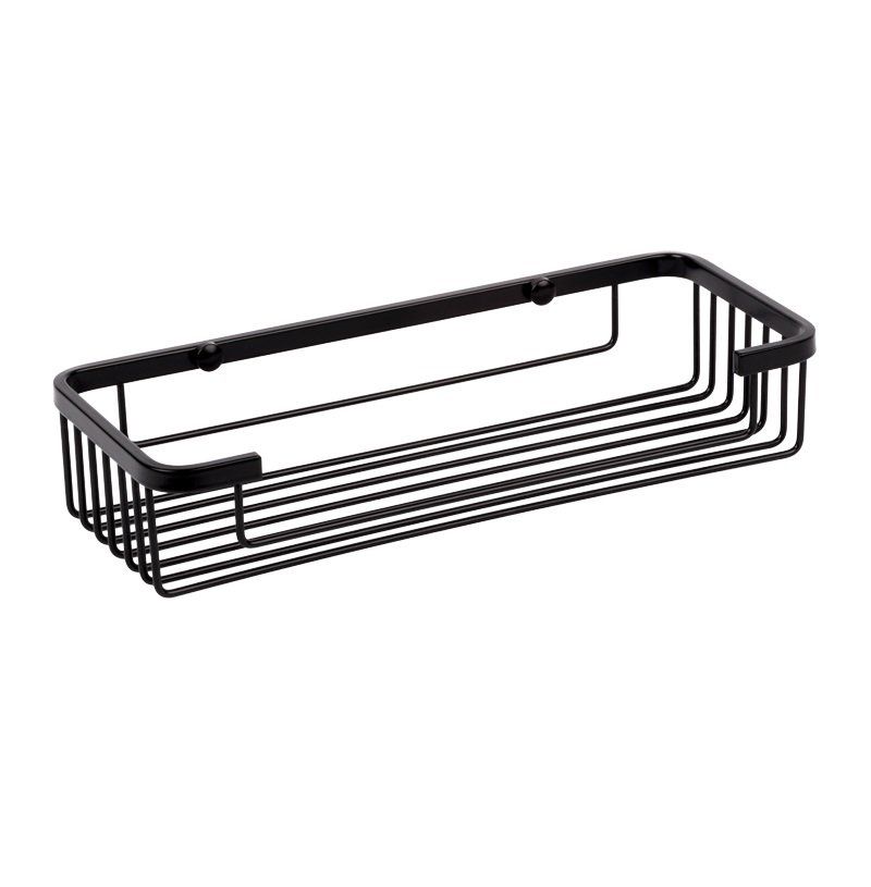 Cesta rectangular negra AC 58