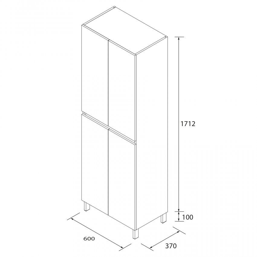 Columna infinity 181x60x37