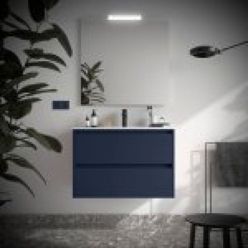 Mueble NOJA 80 Blue Satin