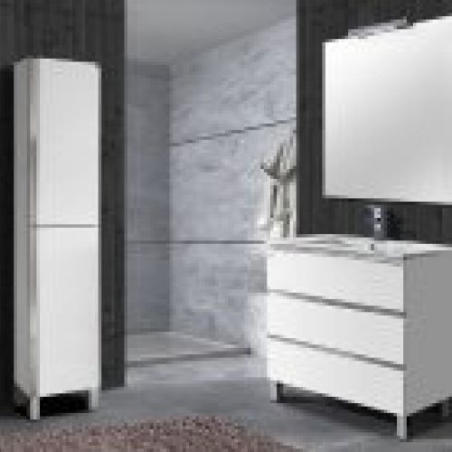 Mueble MALAGA 80 Blanco brillo