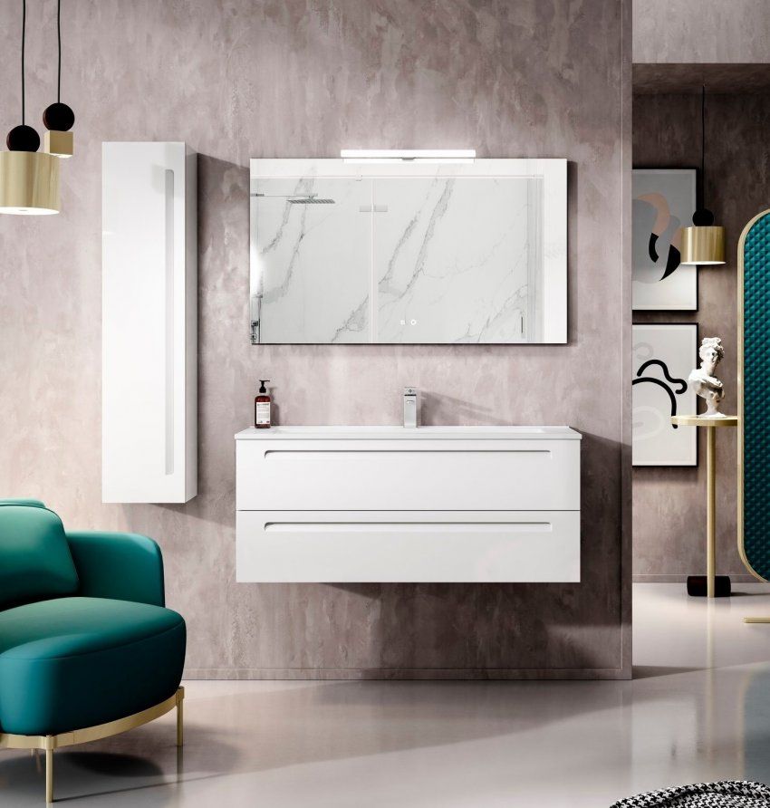 Mueble SOUL 120 Blanco Brillo